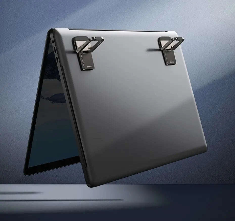 Foldable Adjustable Laptop Stand with Cooling and Portable Design-Sliver