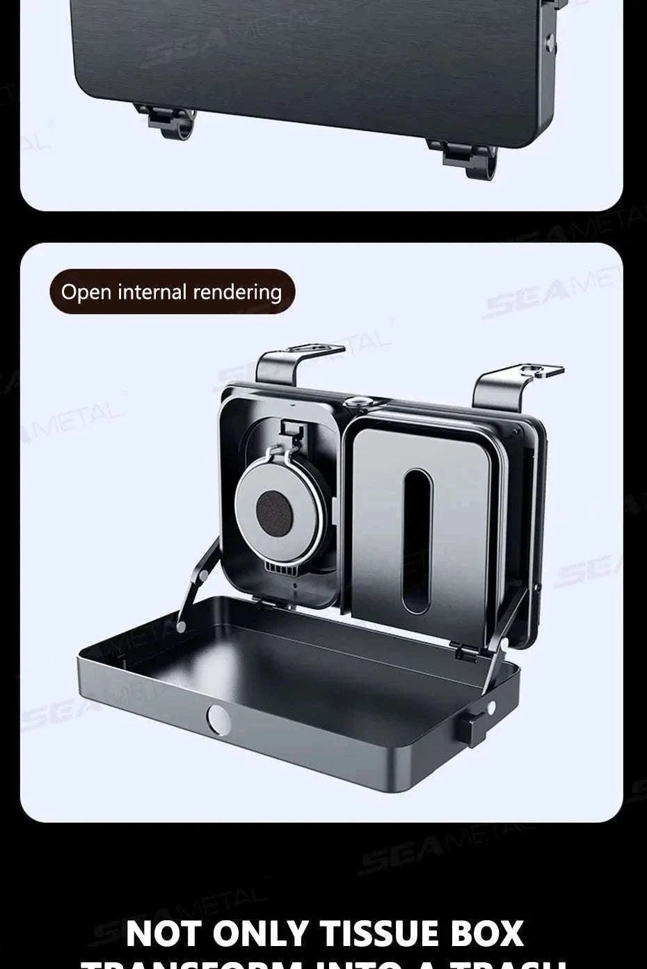 Foldable Car Seat Tray Table with Drink Holder-Default Title