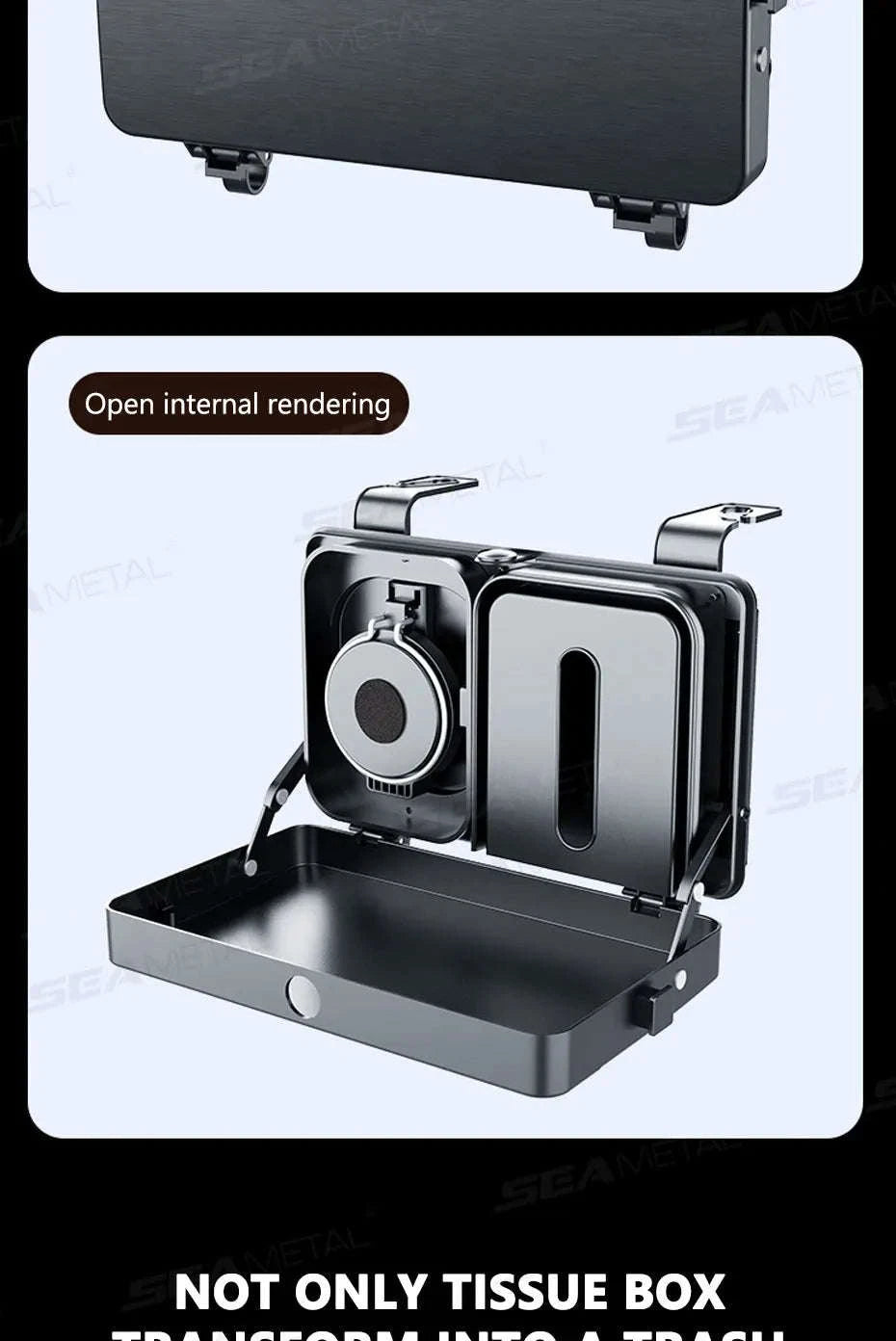 Foldable Car Seat Tray Table with Drink Holder-Default Title