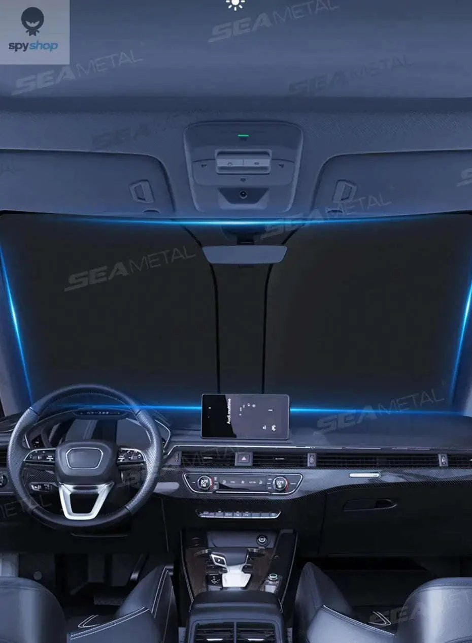 Foldable Car Windshield Sun Shade – Heat-Reducing, UV-Blocking, Easy-Fold Design-Size S