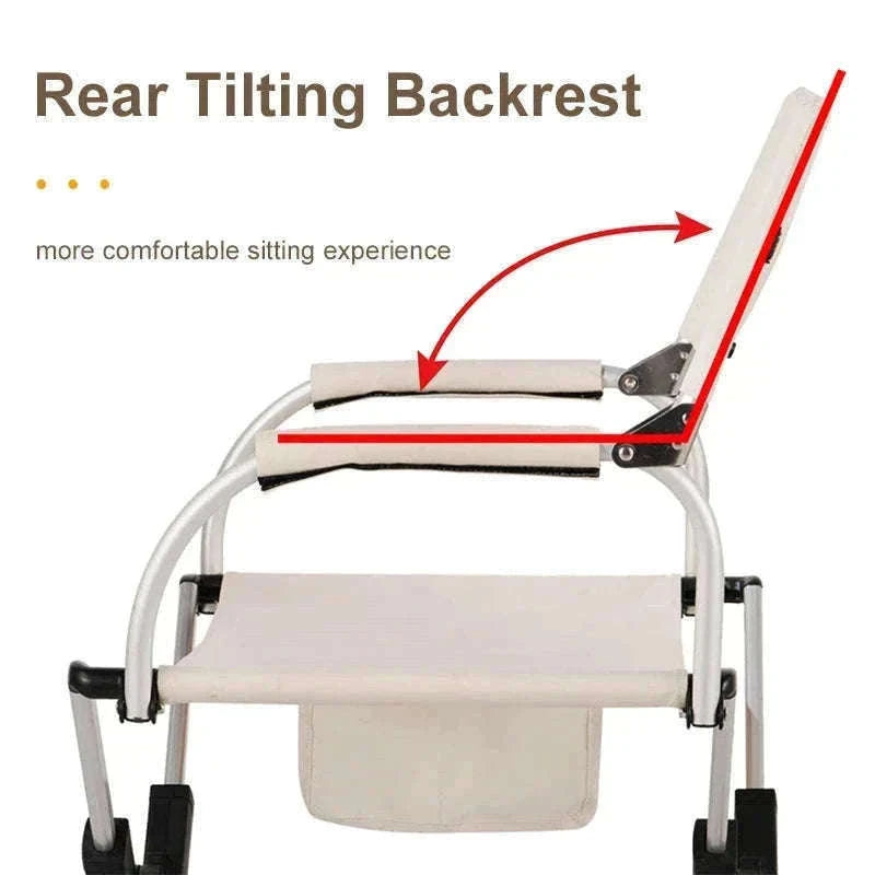 Foldable Director’s Chair for Camping, Beach and Fishing-Beige