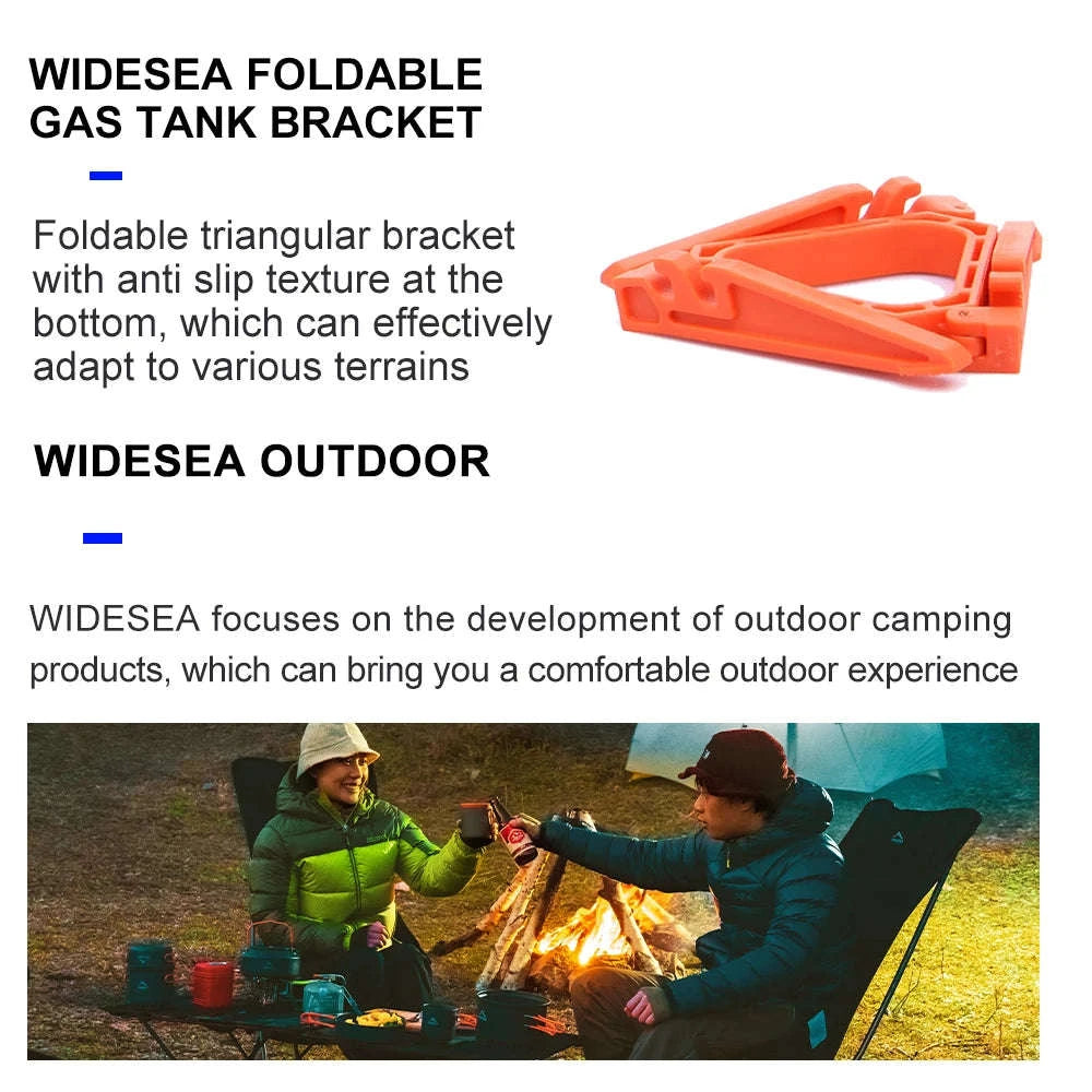 Foldable Gas Tank Bracket for Outdoor Stove Accessories-WSS-709-2