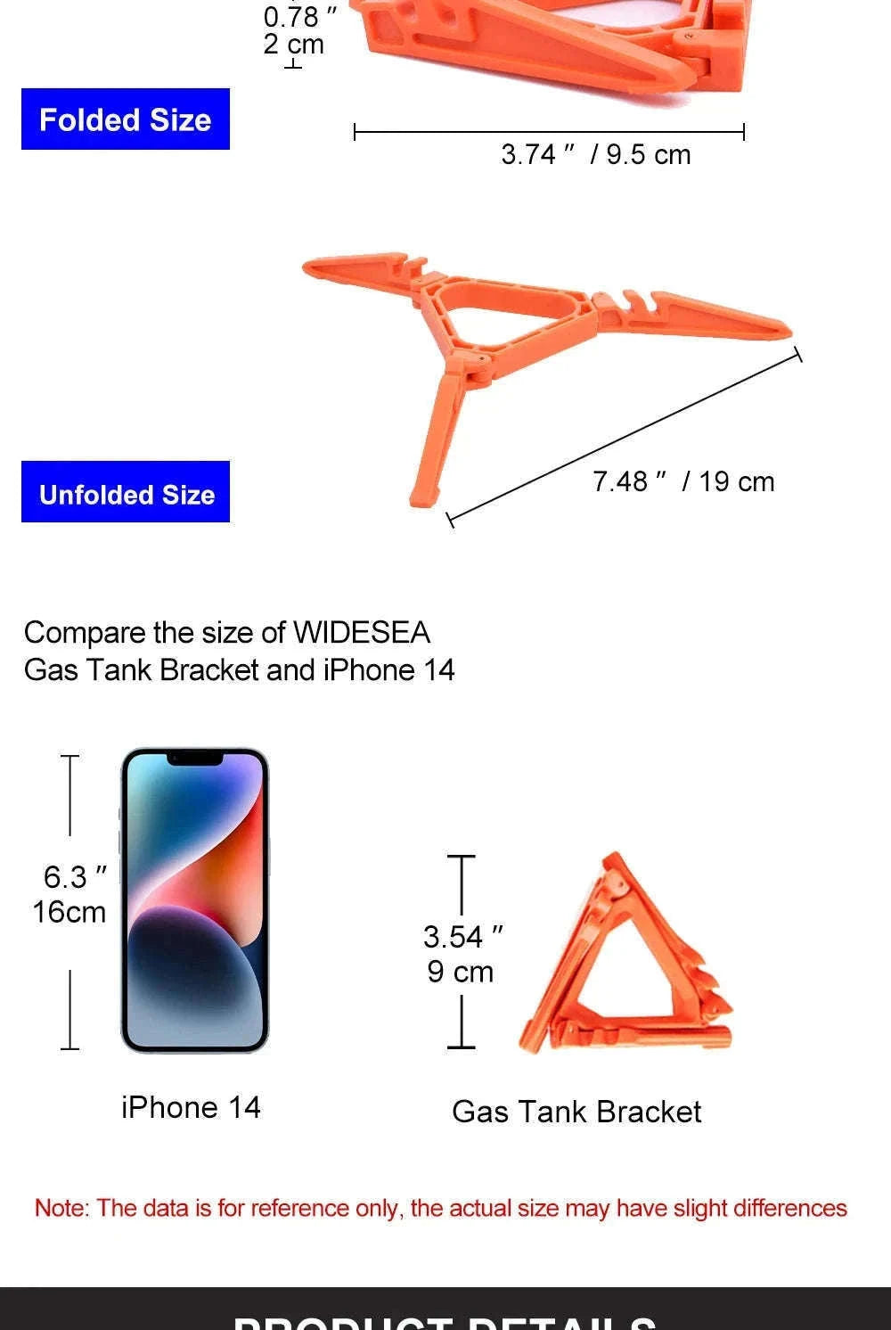 Foldable Gas Tank Bracket for Outdoor Stove Accessories-WSS-709-2