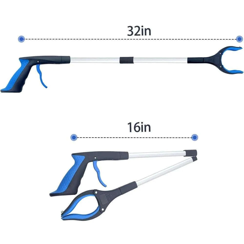 Foldable Gripper Extender Pickup Tool-1 pack blue
