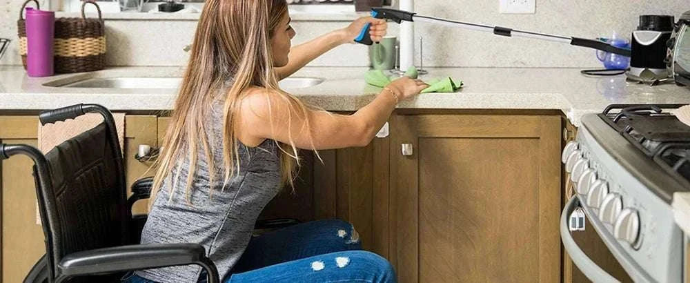 Foldable Gripper Extender Pickup Tool for Easy Reach-1 pack blue