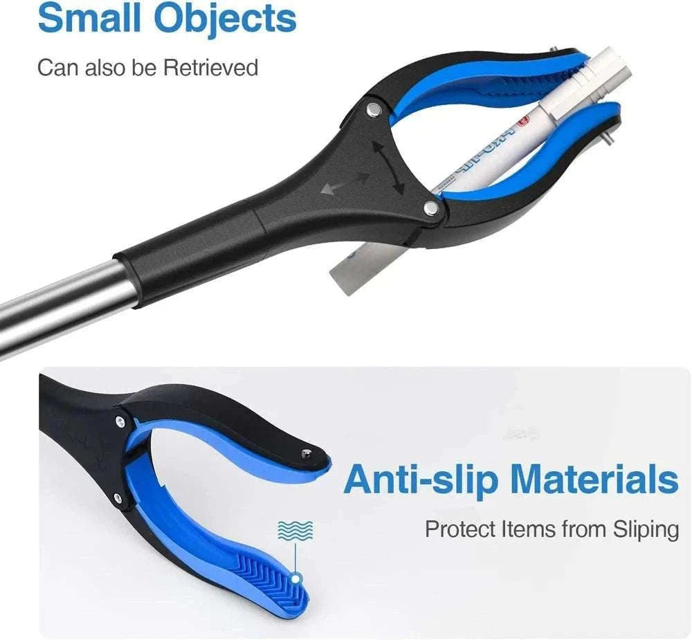 Foldable Gripper Extender Pickup Tool for Easy Reach-1 pack blue