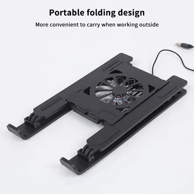 Foldable Laptop Cooling Stand with Fan-Default Title