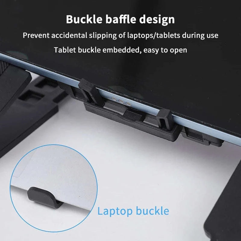 Foldable Laptop Cooling Stand with Fan-Default Title