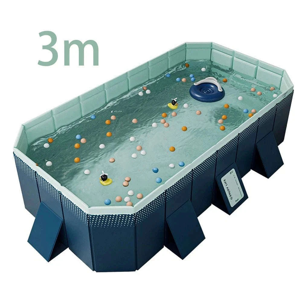 Foldable Outdoor Pool for Family Summer Water Fun-3m New3 / Germany