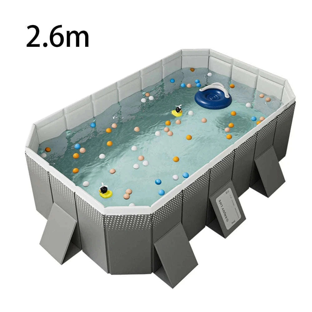 Foldable Outdoor Pool for Family Summer Water Fun-3m New3 / Germany