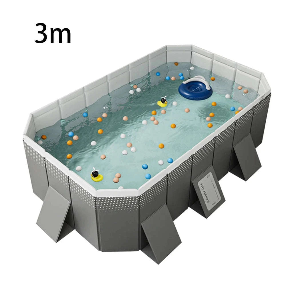 Foldable Outdoor Pool for Family Summer Water Fun-3m New3 / Germany