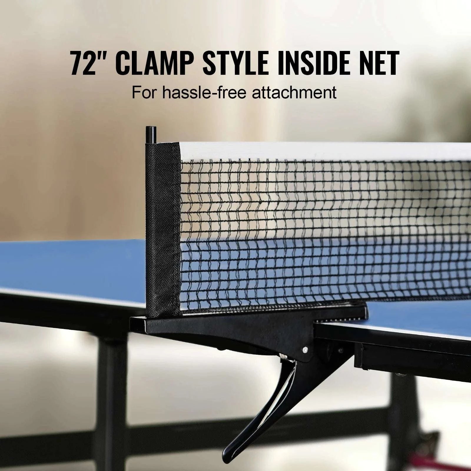 Foldable Ping Pong Table with Net – Full Size Indoor Game Table-25mm / United States