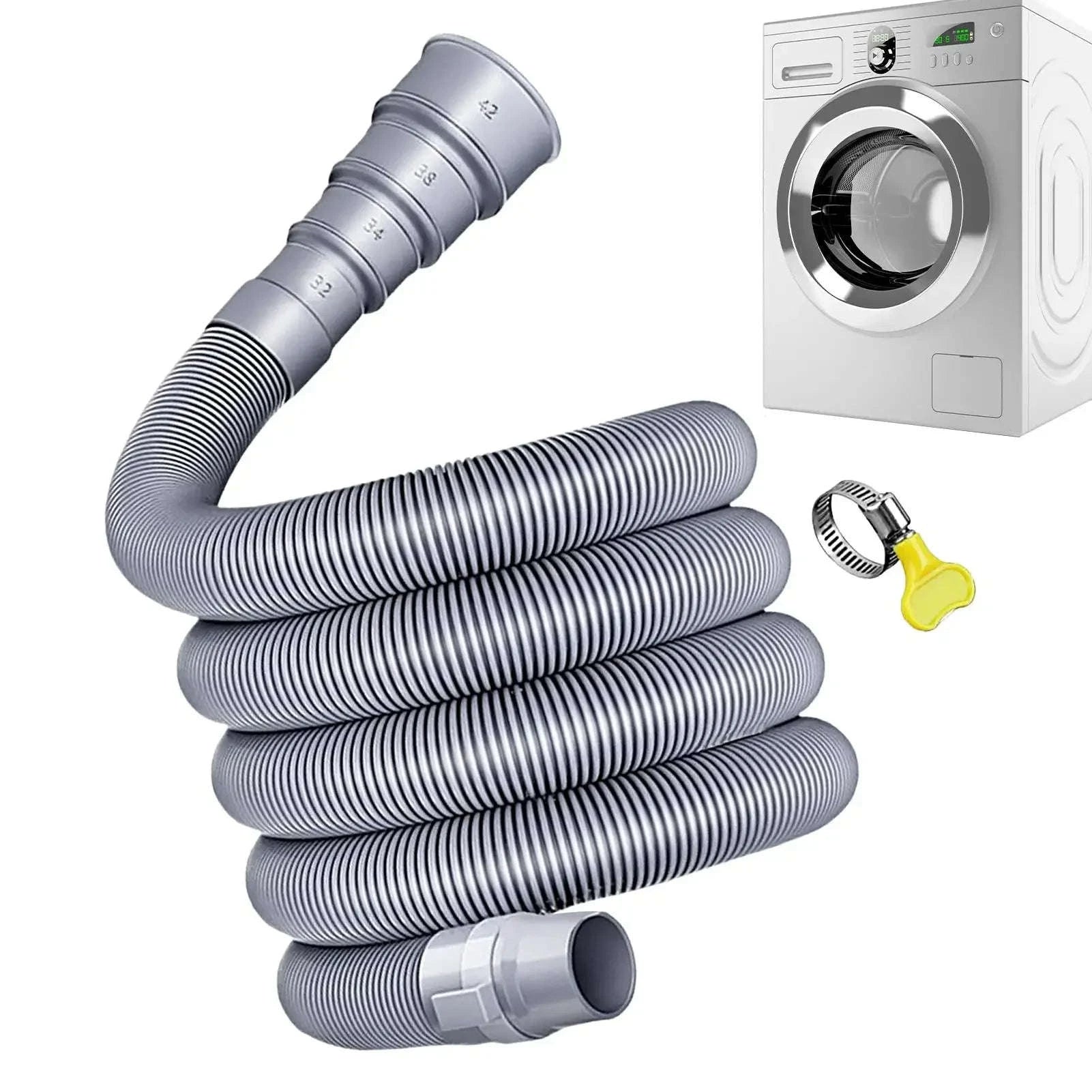 Foldable RV Sewer Hose 3m/5m Leakproof Kit-5 meters / China Mainland