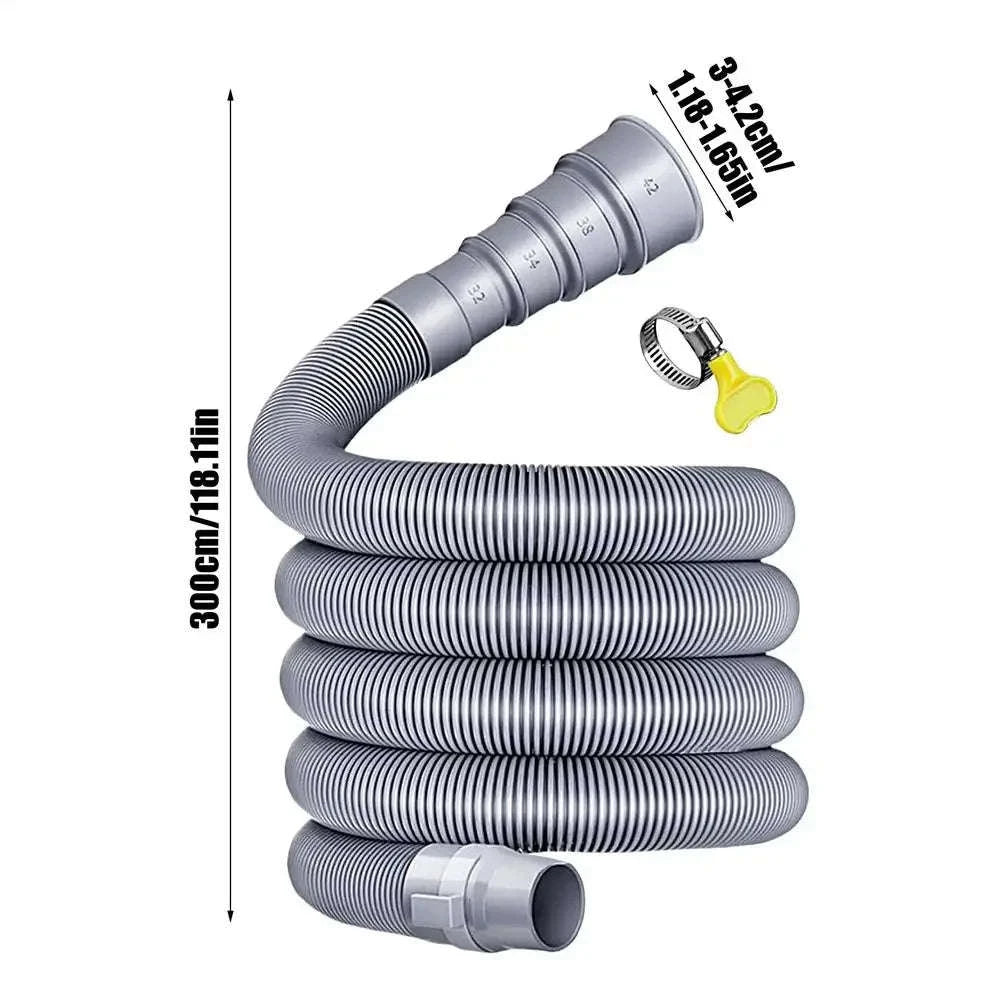 Foldable RV Sewer Hose 3m/5m Leakproof Kit-5 meters / China Mainland