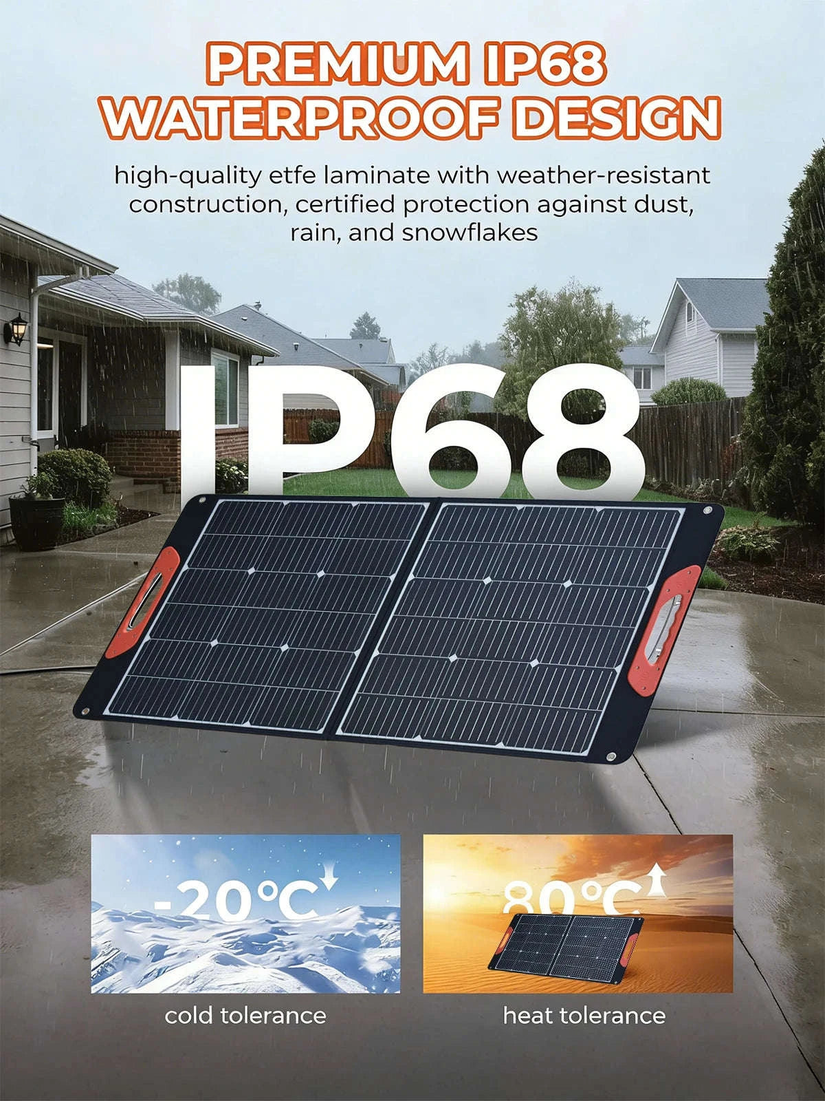 Foldable Solar Panel 35W/100W with USB and Type-C Charging-35w solar panel / Germany