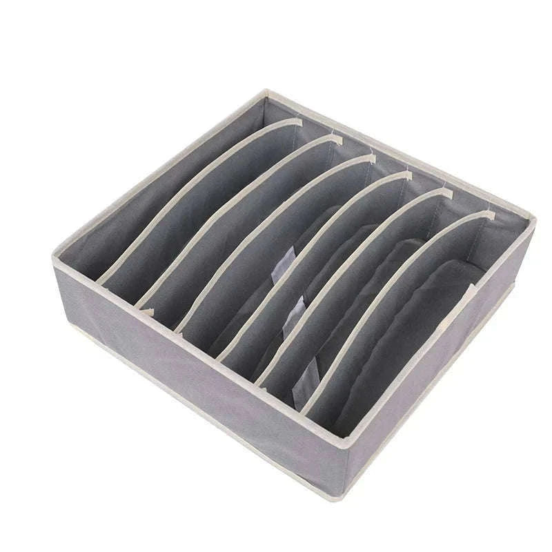 Foldable Underwear Organizer Storage Box for Neat Drawer Storage-Rose 4PCS