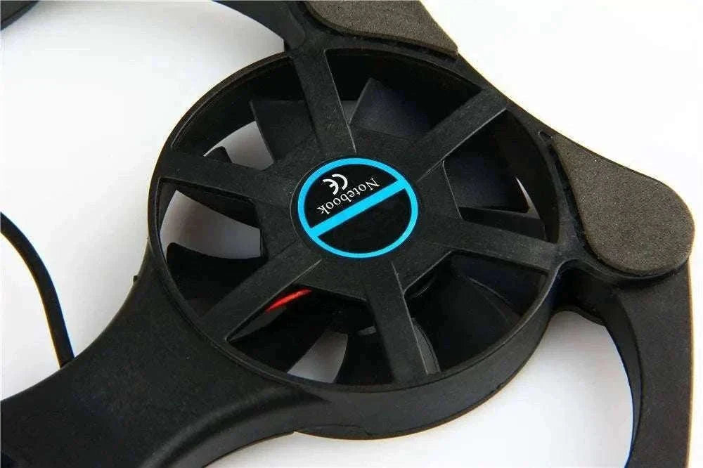 Foldable USB Laptop Cooling Pad with Dual Fans-Default Title