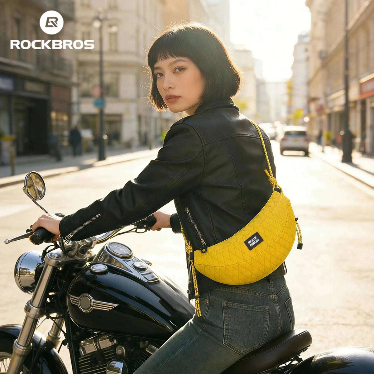 Foldable Waist Belt Bag Nylon Half Moon Travel & Cycling Bag-30110107001