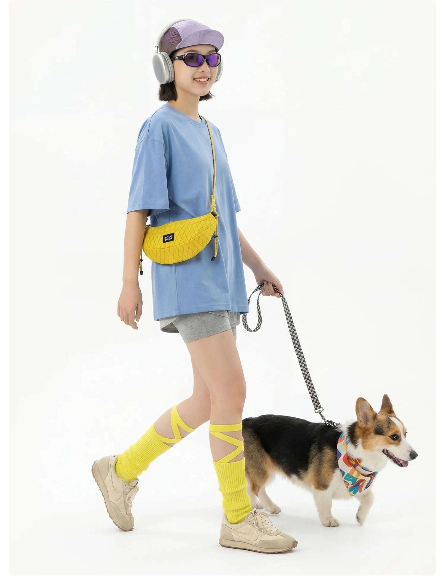 Foldable Waist Belt Bag Nylon Half Moon Travel & Cycling Bag-30110107001
