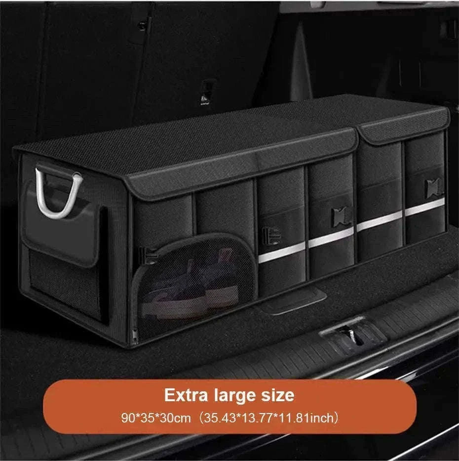 Foldable Waterproof Trunk Storage Box 110L Large Capacity Car Organizer-110L