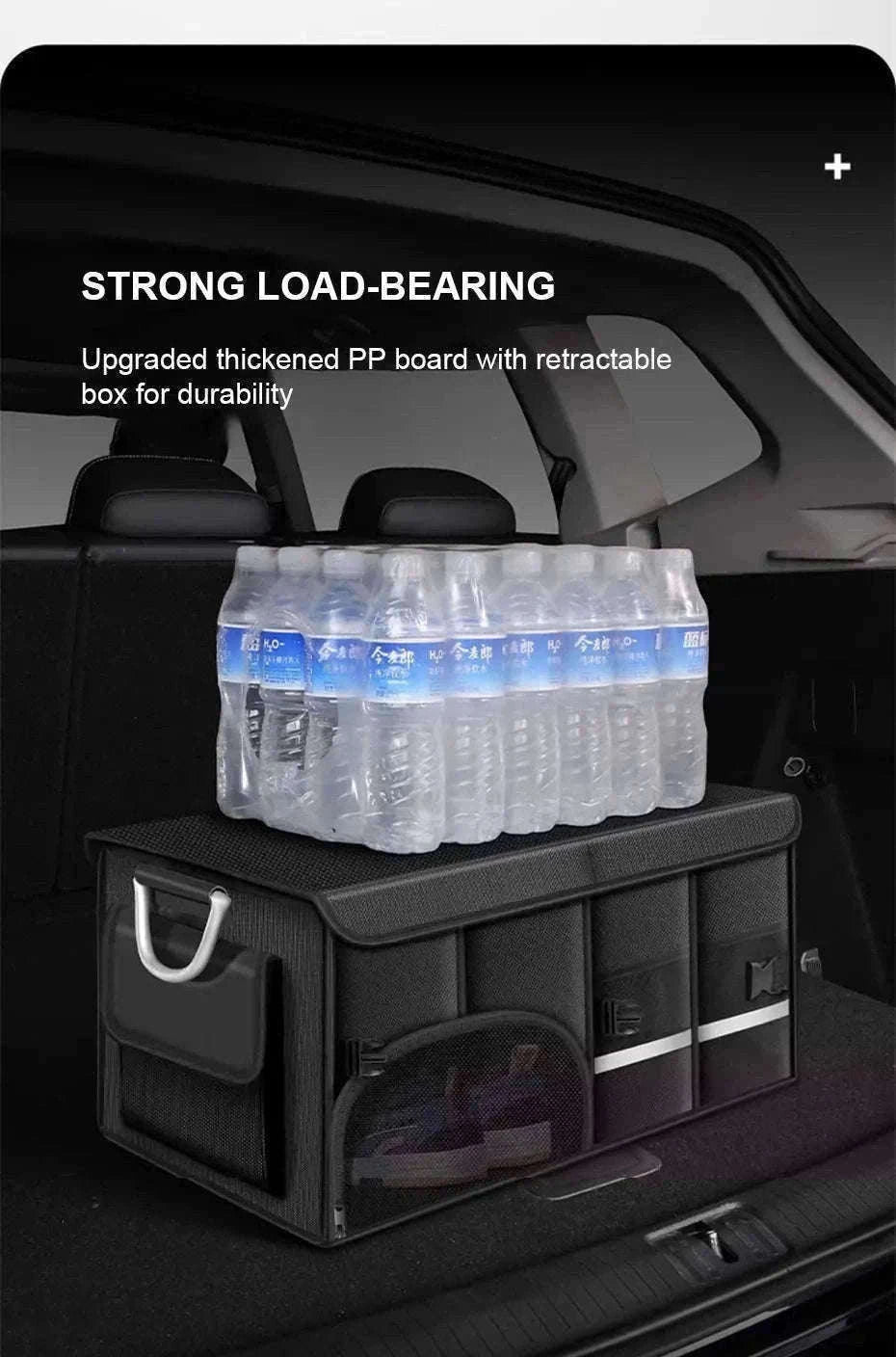 Foldable Waterproof Trunk Storage Box 110L Large Capacity Car Organizer-110L