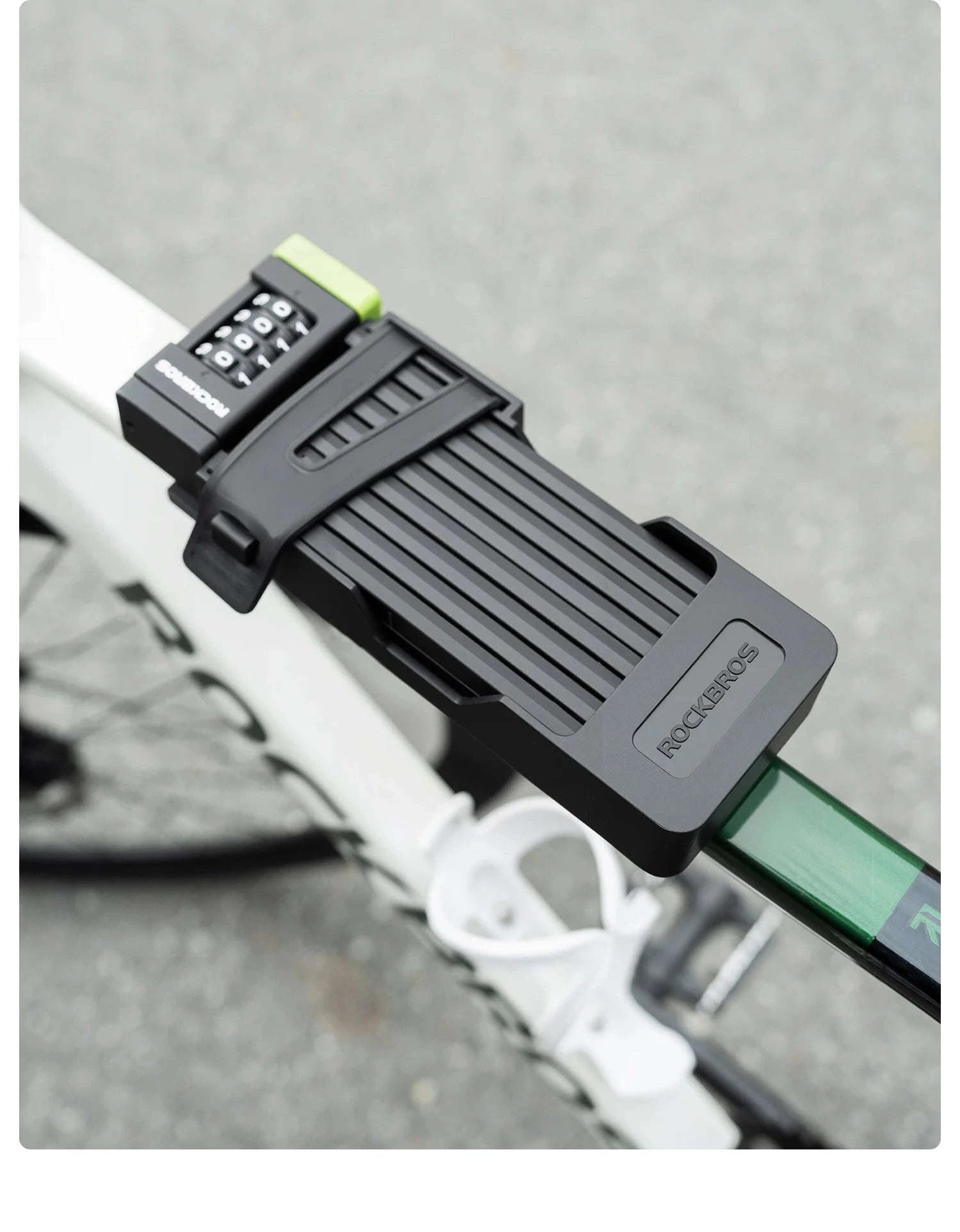 Folding Bike Combination Lock with Alloy Steel Body-32140006