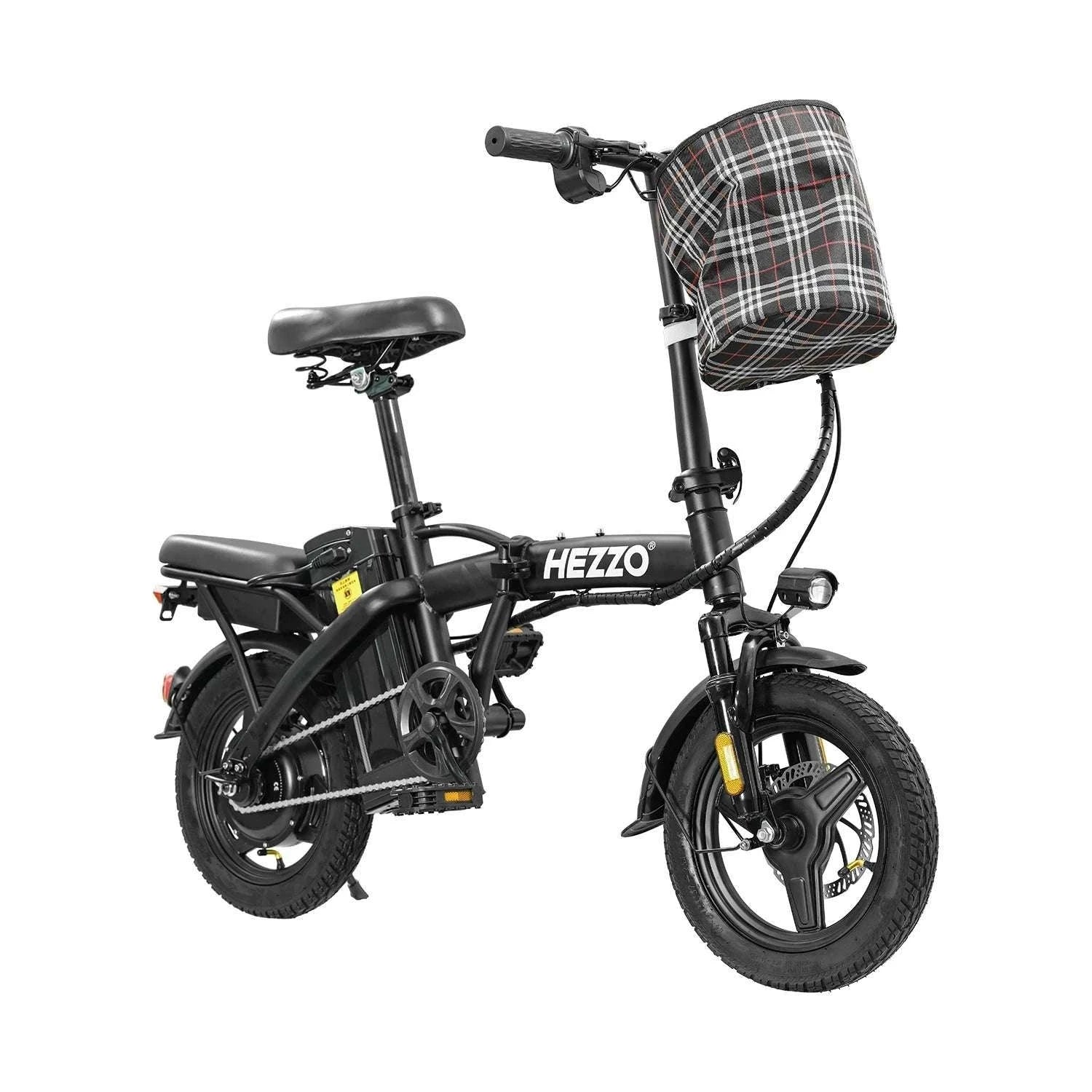 Folding Electric Bike 20MPH 560W Motor 48V Battery 32 Mile Range-Black / 48cm(165cm-170cm) / United States