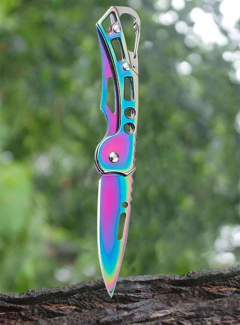 Folding Fruit Knife with Stainless Steel Blade-Knife C