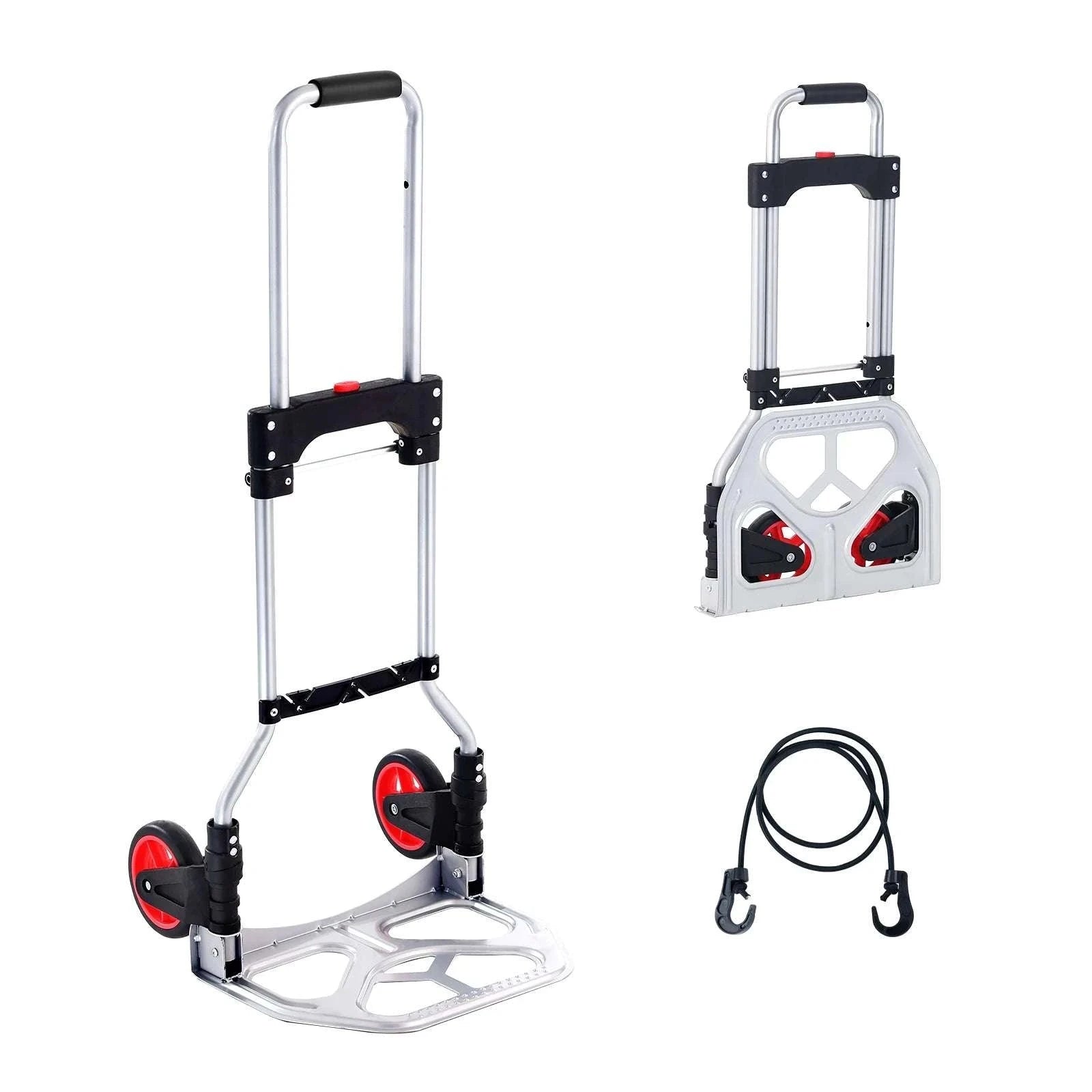 Folding Hand Truck Dolly 176 lbs Aluminum Stair Climbing Cart-176 lbs / Australia