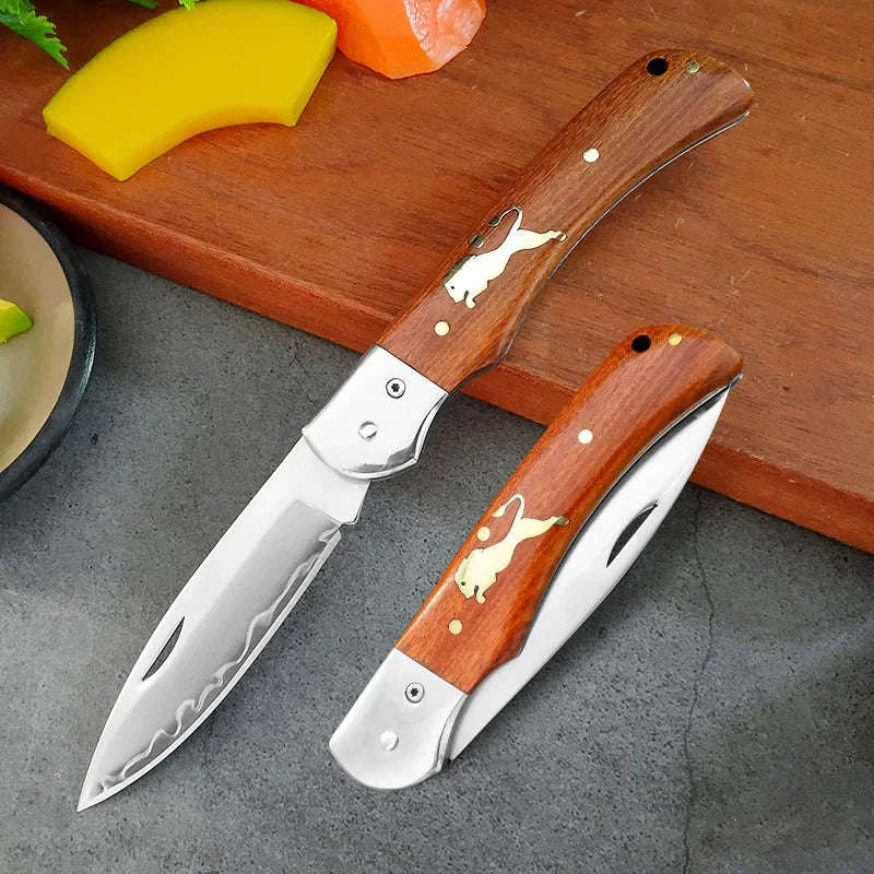 Folding Knife for Meat, Fruit, and Vegetable Preparation-Folding Knife