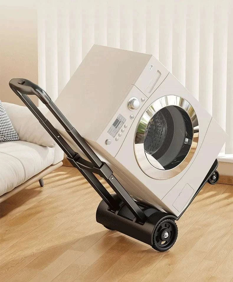 Folding Luggage Trolley Cart for Travel, Shopping & Home Use-two rounds