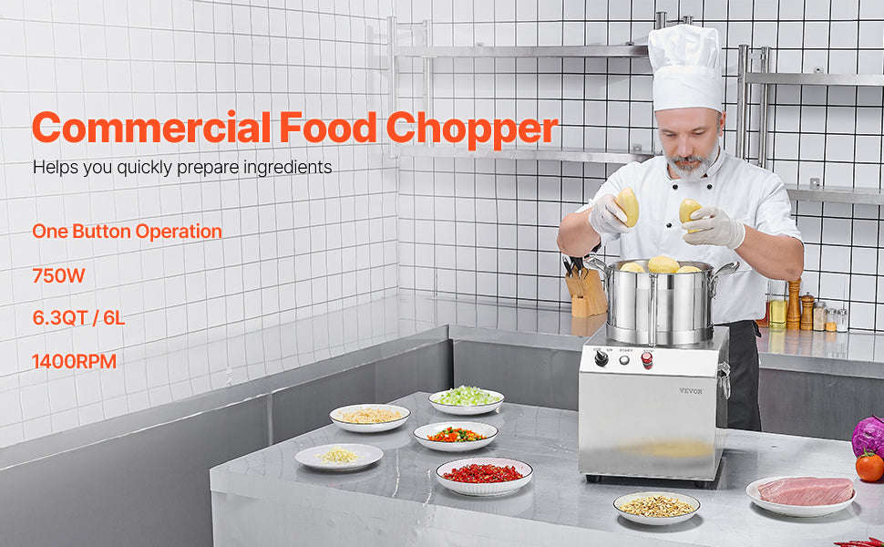 Food Processor & Vegetable Chopper-15L 1400W / france