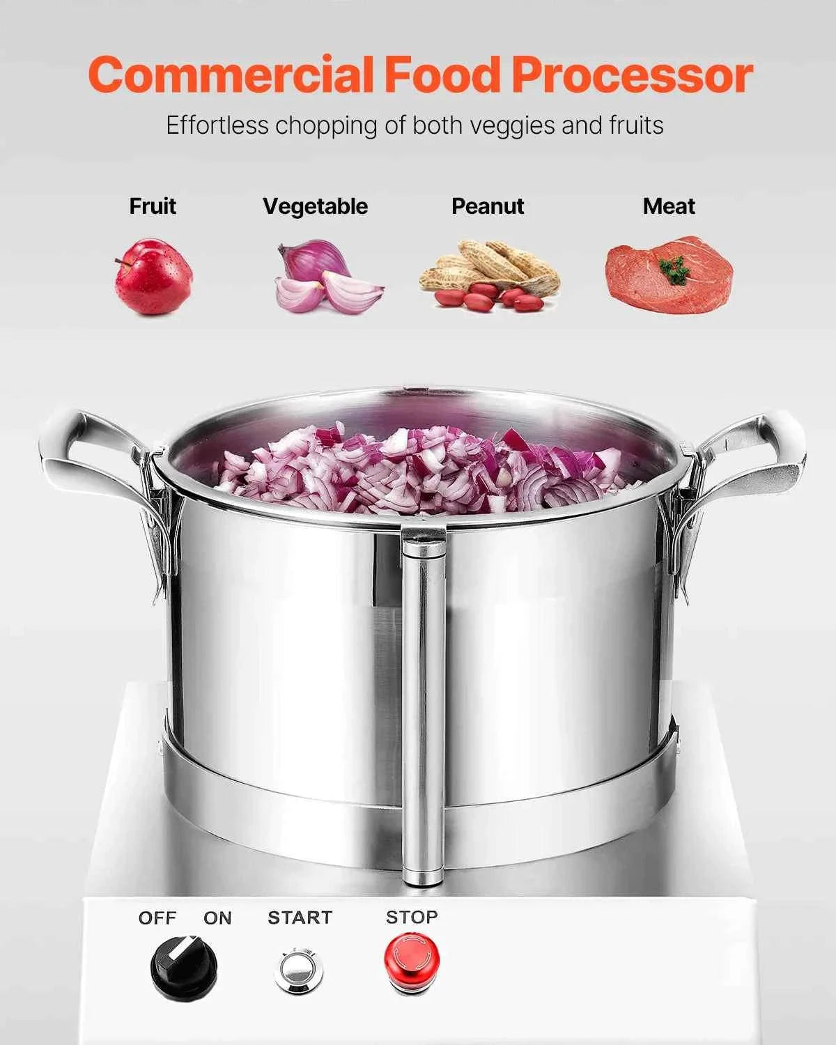 Food Processor & Vegetable Chopper-15L 1400W / france