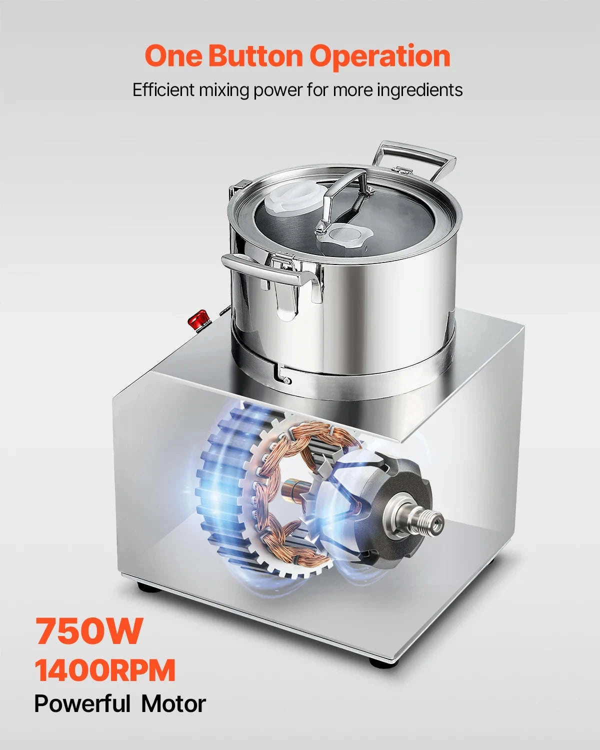 Food Processor & Vegetable Chopper-15L 1400W / france