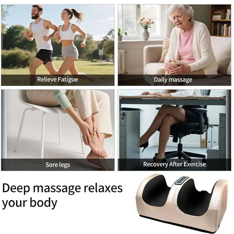 Foot Massage & Relaxation Device for Daily Comfort and Relief-Gold / US Plug / United States|110 V