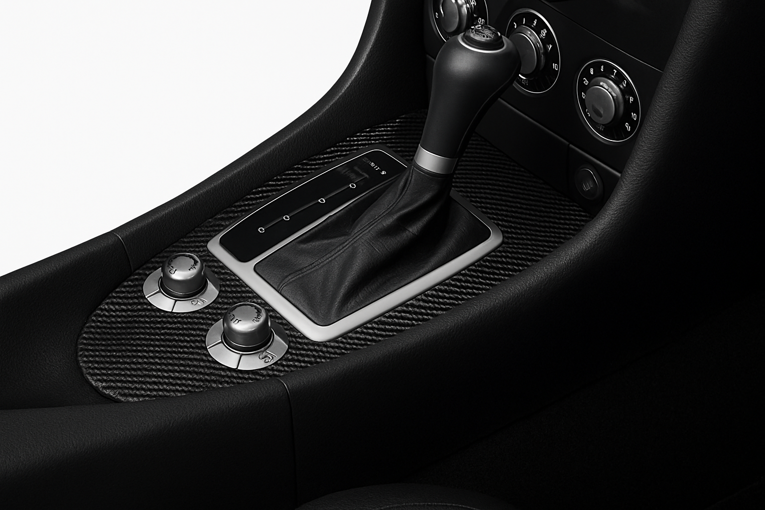 Carbon Fiber Gear Shift Trim Sticker for Mercedes Benz SLK R171
