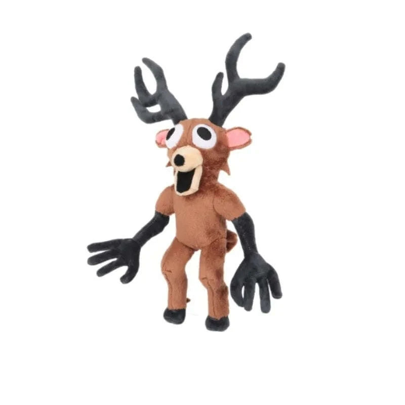 Forest Deer Plush Toy – 38cm Soft Collectible Deer-C