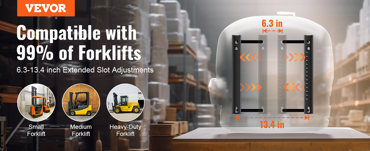 Universal Forklift Seat with Adjustable Backrest and Seatbelt