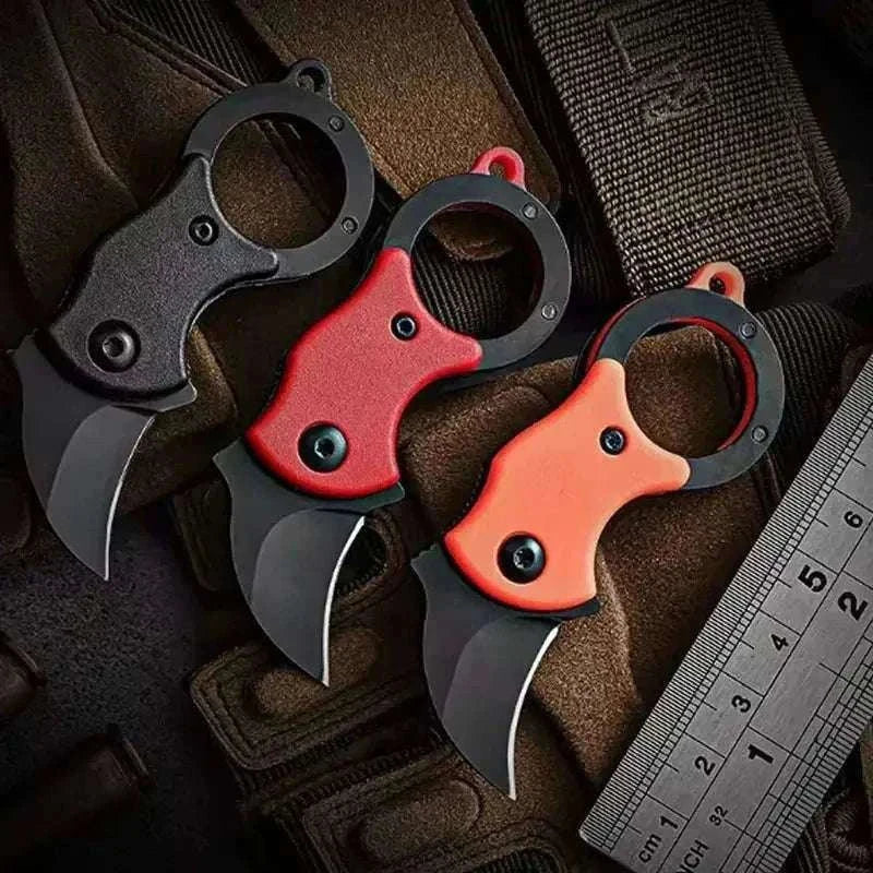 Fox Claw EDC Folding Knife for Everyday Carry and Outdoor Use-black