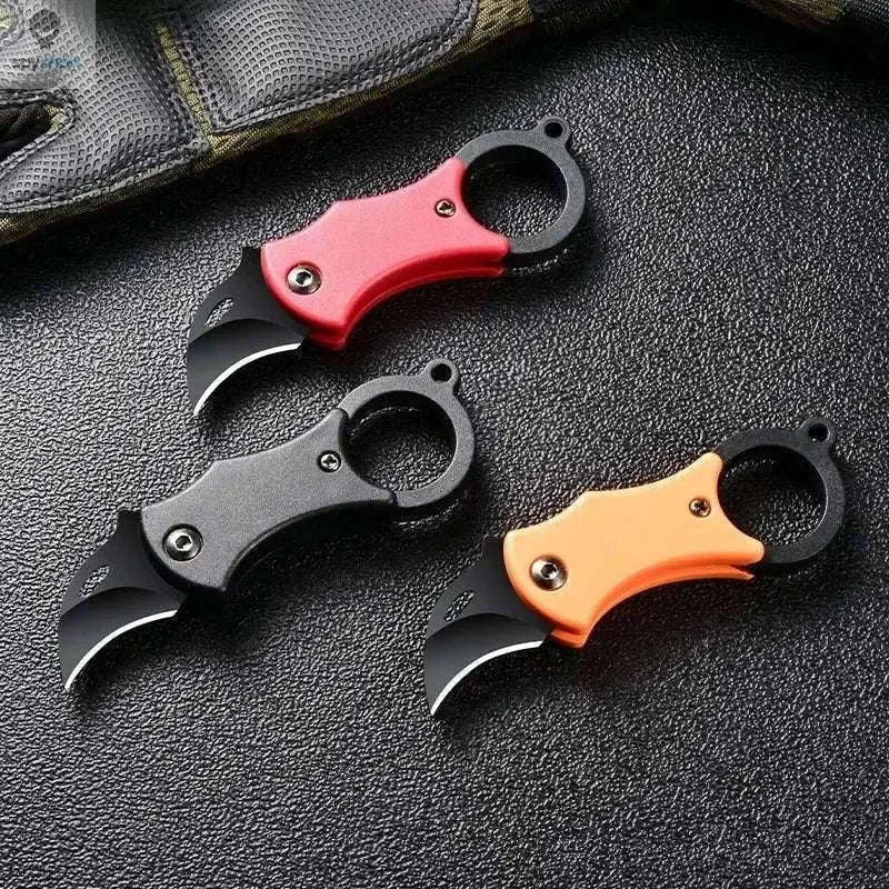 Fox Claw EDC Folding Knife for Everyday Carry and Outdoor Use-black