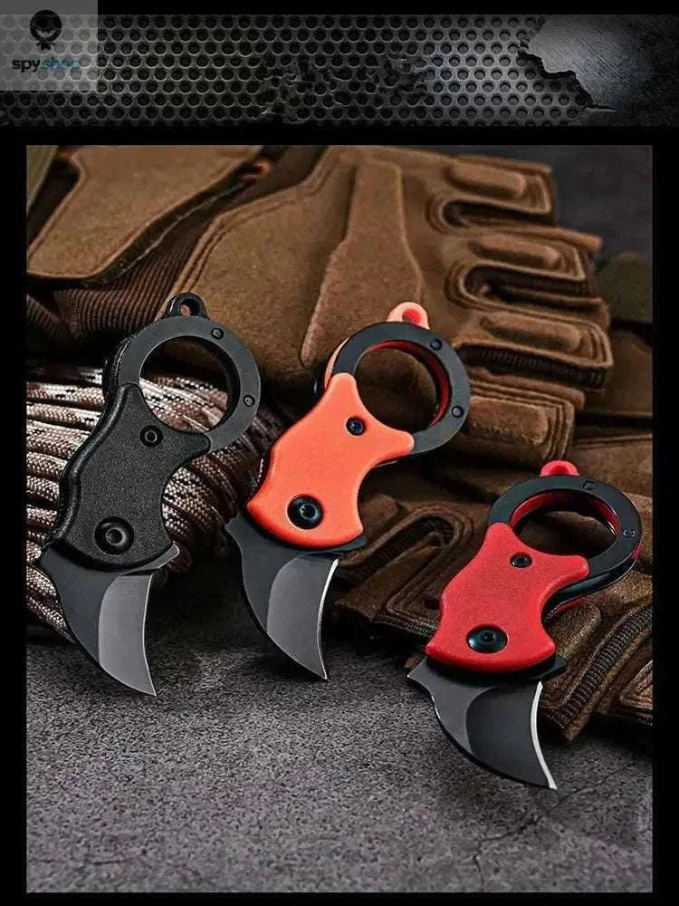 Fox Claw EDC Folding Knife for Everyday Carry and Outdoor Use-black