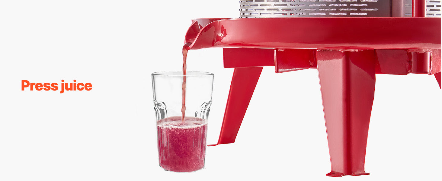 9L/14L Fruit Wine Press Stainless Steel Manual Juice Maker