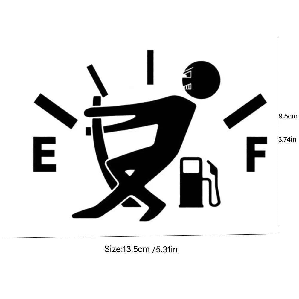 Fuel Tank Sticker for a Fun, Personalized Car Accent-Laser