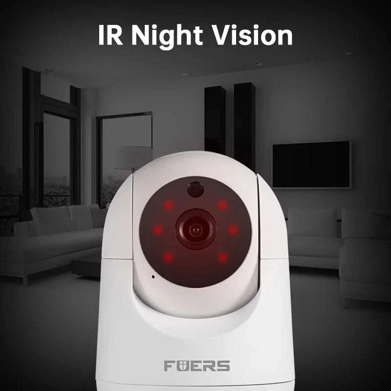 FUERS 4K 8MP WiFi IP Camera With Adjustable Bracket-8MP camera / US Plug