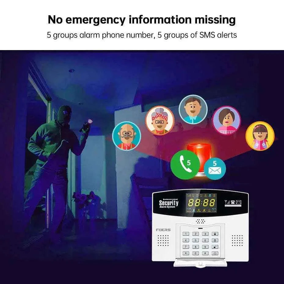 Tuya Smart Alarm System WiFi & 4G GSM Home Security Hub