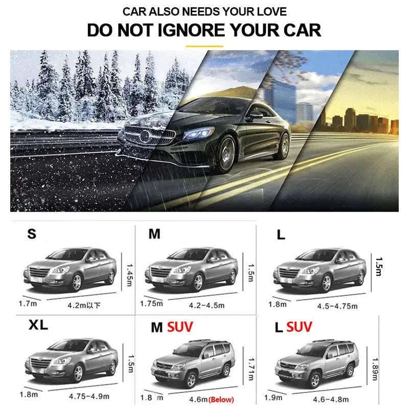 Full Car Cover for Sedan and SUV-SUV L