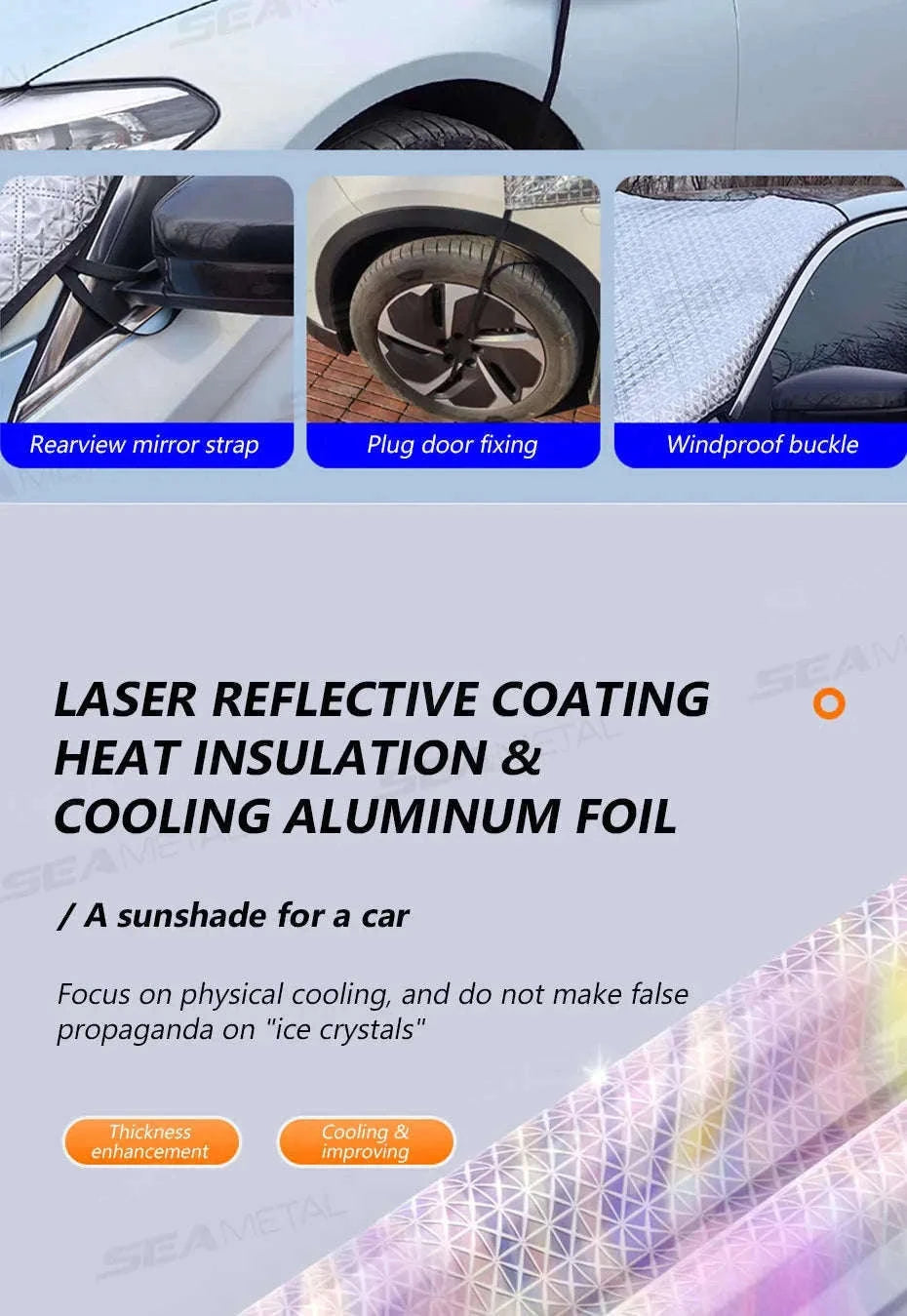 Full-Coverage Car Windshield Sun Shade Cover-1 pc