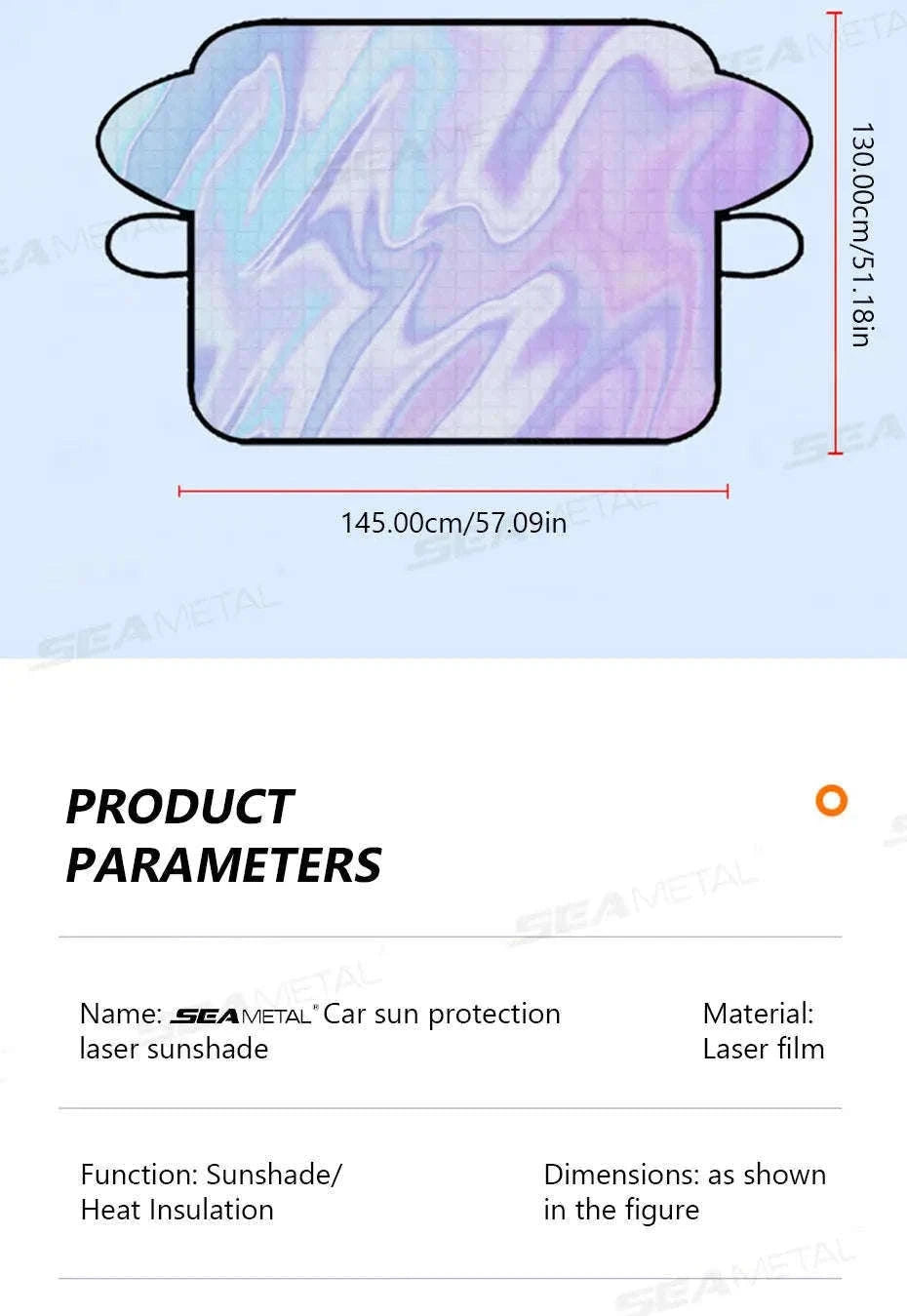 Full-Coverage Car Windshield Sun Shade Cover-1 pc