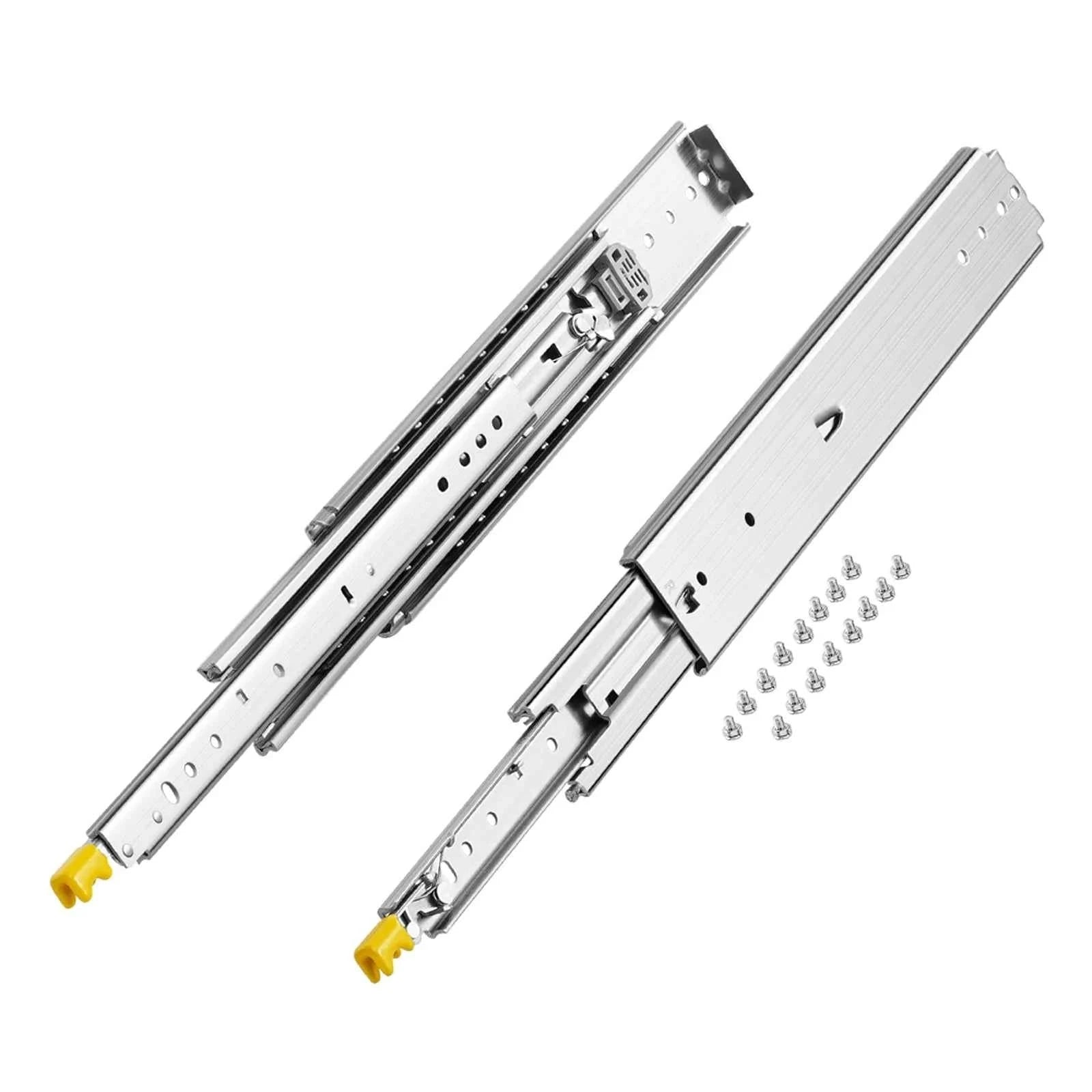 Full Extension Drawer Slides 500 lbs Load Capacity Locking Side Mount Rail-40inch Double Lock / United States