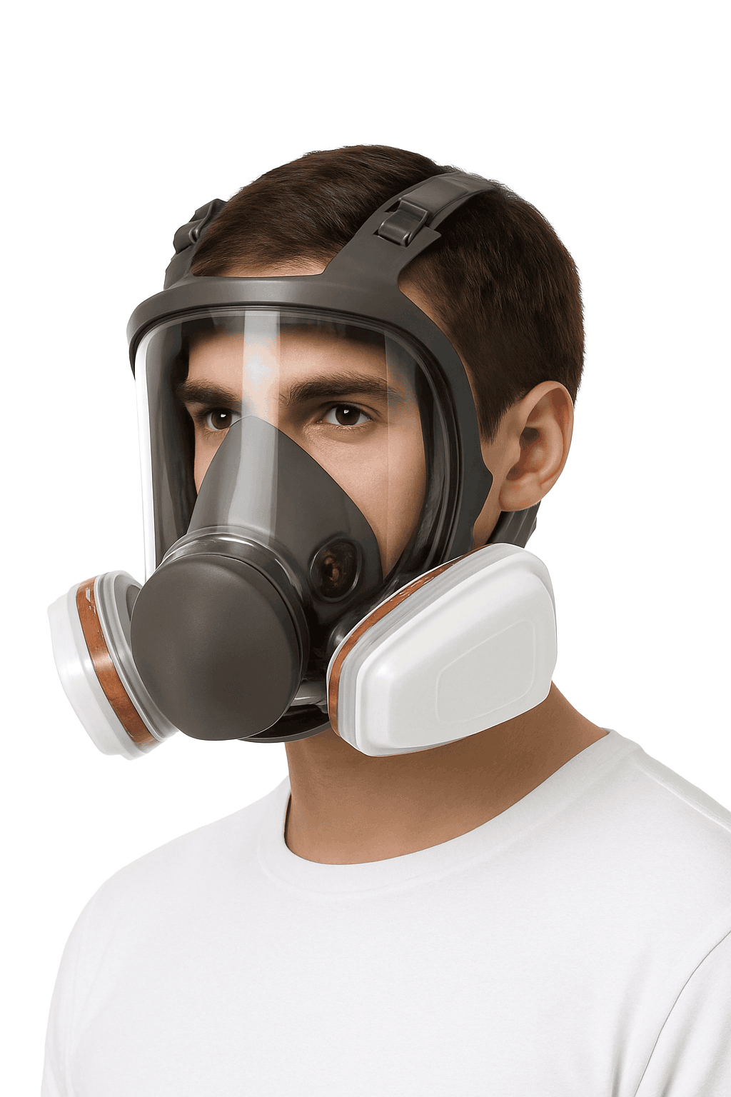 Full Face Respirator Gas Mask 6800 Anti-Fog Safety Protection-3 in 1 Suit